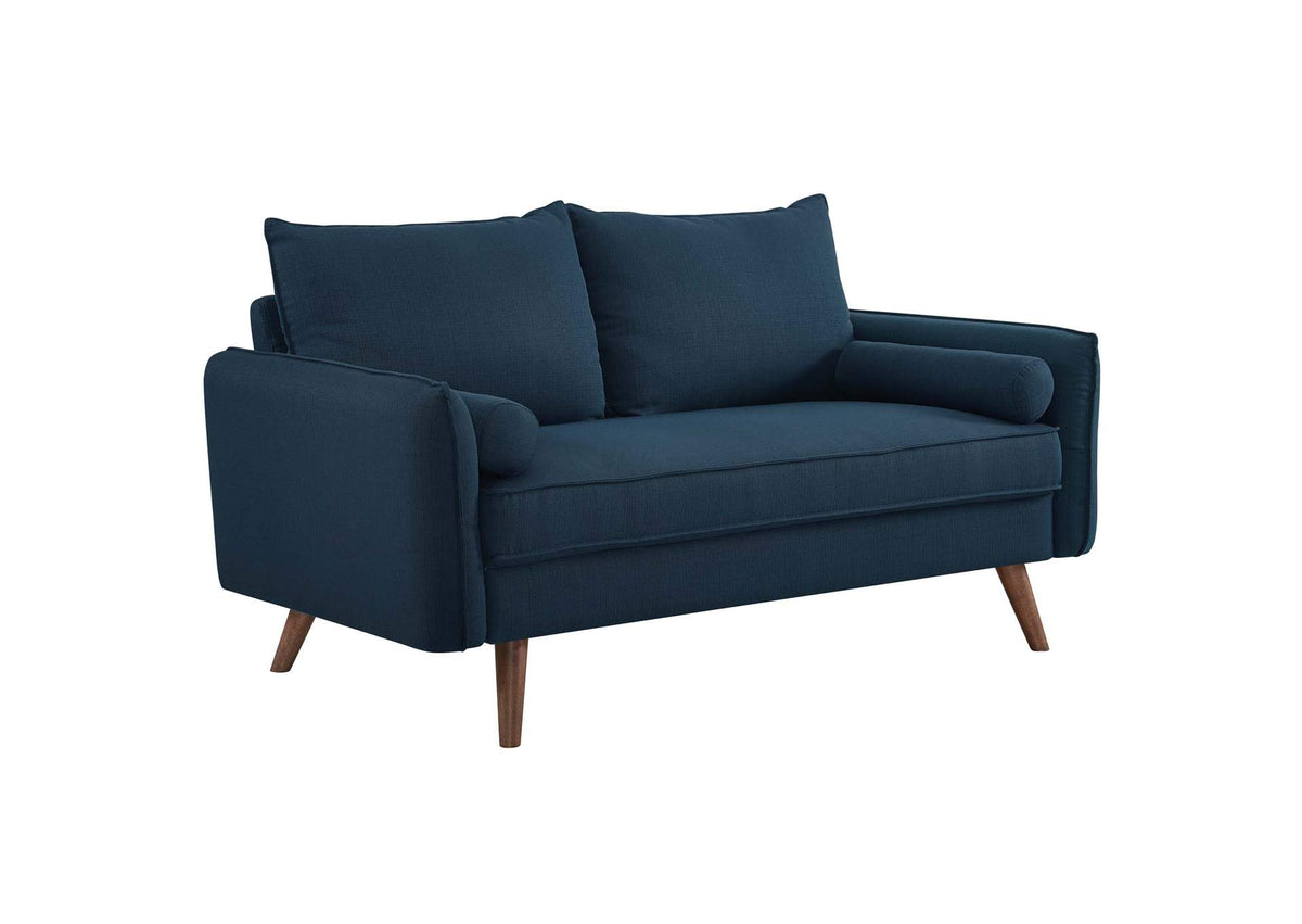 EEI-3091-AZU Revive Upholstered Fabric Loveseat By Modway