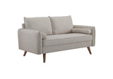 EEI-3091-BEI Revive Upholstered Fabric Loveseat By Modway
