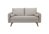 EEI-3091-BEI Revive Upholstered Fabric Loveseat By Modway