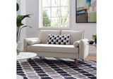 EEI-3091-BEI Revive Upholstered Fabric Loveseat By Modway