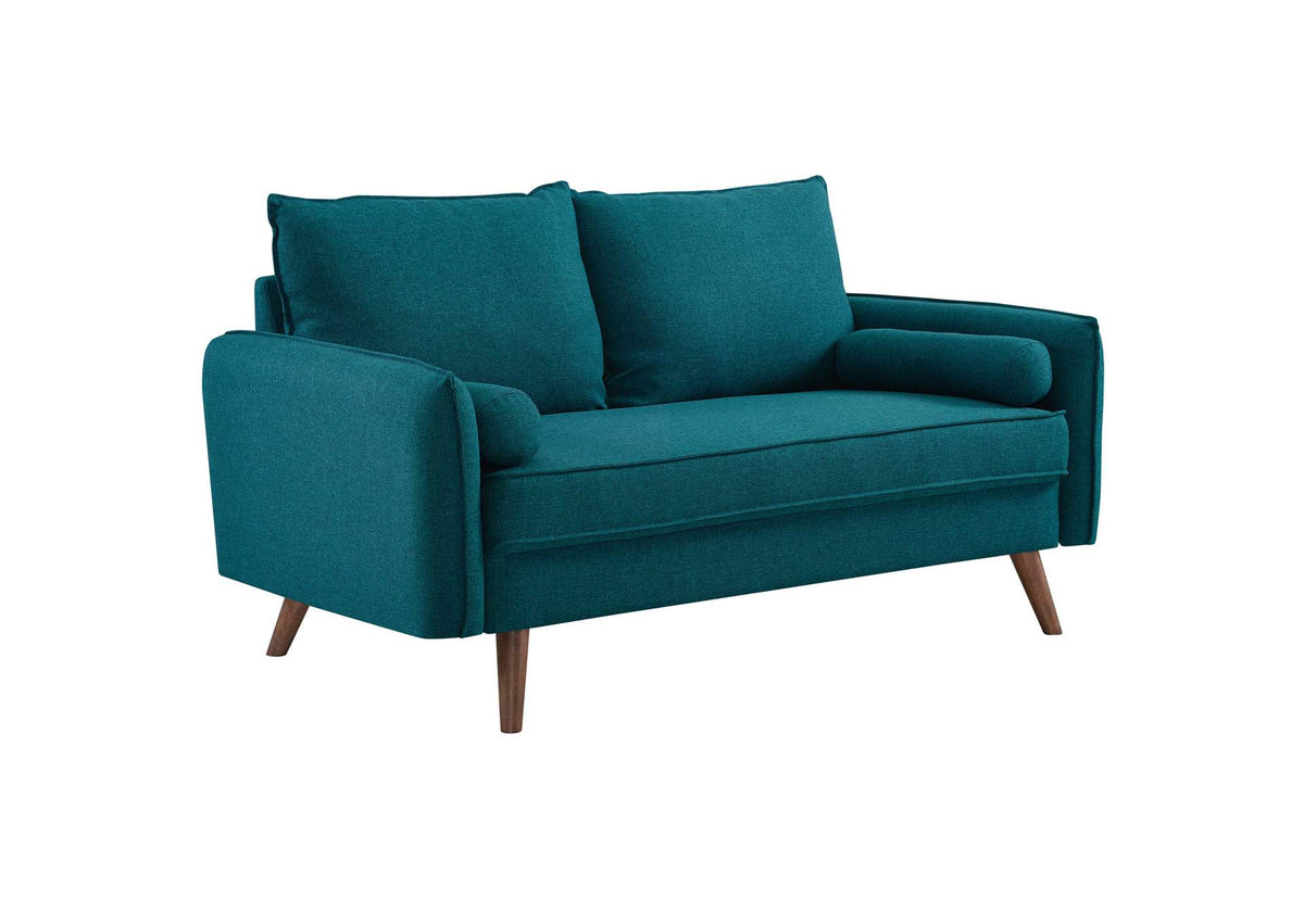 EEI-3091-TEA Revive Upholstered Fabric Loveseat By Modway