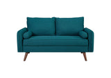 EEI-3091-TEA Revive Upholstered Fabric Loveseat By Modway