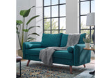 EEI-3091-TEA Revive Upholstered Fabric Loveseat By Modway