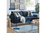 EEI-3092-AZU Revive Upholstered Fabric Sofa By Modway