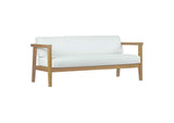 EEI-3110-NAT-WHI-SET Bayport 8 Piece Outdoor Patio Teak Set By Modway