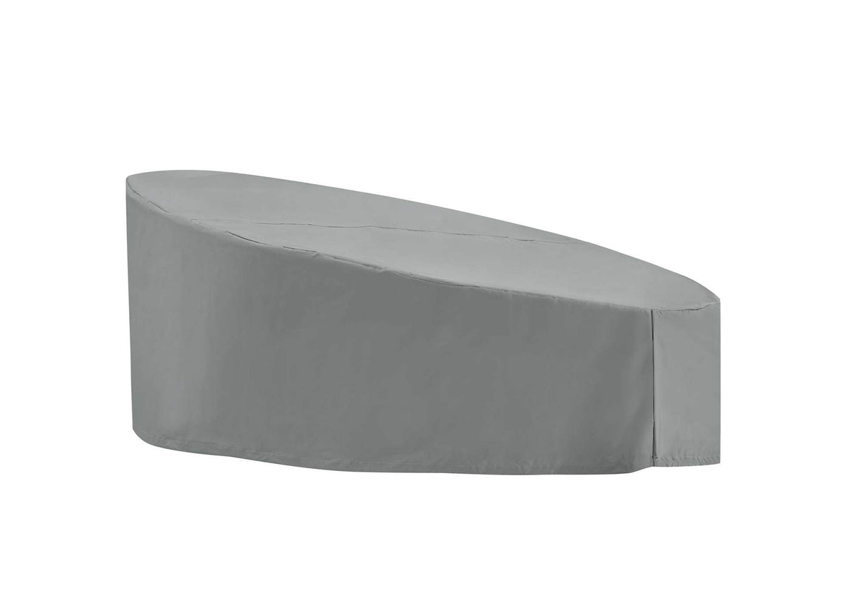 EEI-3133-GRY Immerse Taiji - Convene - Sojourn - Summon Daybed Outdoor Patio Furniture Cover By Modway