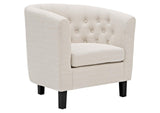 EEI-3150-BEI-SET Prospect 2 Piece Upholstered Fabric Armchair Set By Modway