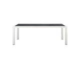 EEI-3186-WHI-GRY-SET Stance 9 Piece Outdoor Patio Aluminum Dining Set By Modway