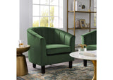 EEI-3188-EME Prospect Channel Tufted Performance Velvet Armchair By Modway