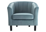 EEI-3188-LBU Prospect Channel Tufted Performance Velvet Armchair By Modway