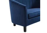 EEI-3188-NAV Prospect Channel Tufted Performance Velvet Armchair By Modway