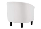 EEI-3188-WHI Prospect Channel Tufted Performance Velvet Armchair By Modway