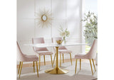 EEI-3256-GLD-WHI Lippa 60" Rectangular Wood Dining Table By Modway