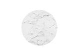 EEI-3264-GLD-WHI Lippa 28" Round Faux Marble Bar Table By Modway