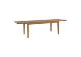 EEI-3283-NAT-WHI-SET Marina 11 Piece Outdoor Patio Teak Dining Set By Modway