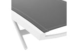 EEI-3300-WHI-GRY Glimpse Outdoor Patio Mesh Chaise Lounge Chair By Modway