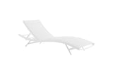 EEI-3300-WHI-WHI Glimpse Outdoor Patio Mesh Chaise Lounge Chair By Modway