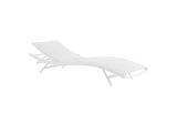 EEI-3300-WHI-WHI Glimpse Outdoor Patio Mesh Chaise Lounge Chair By Modway