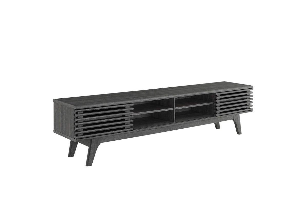 EEI-3303-CHA Render 70" Entertainment Center TV Stand By Modway