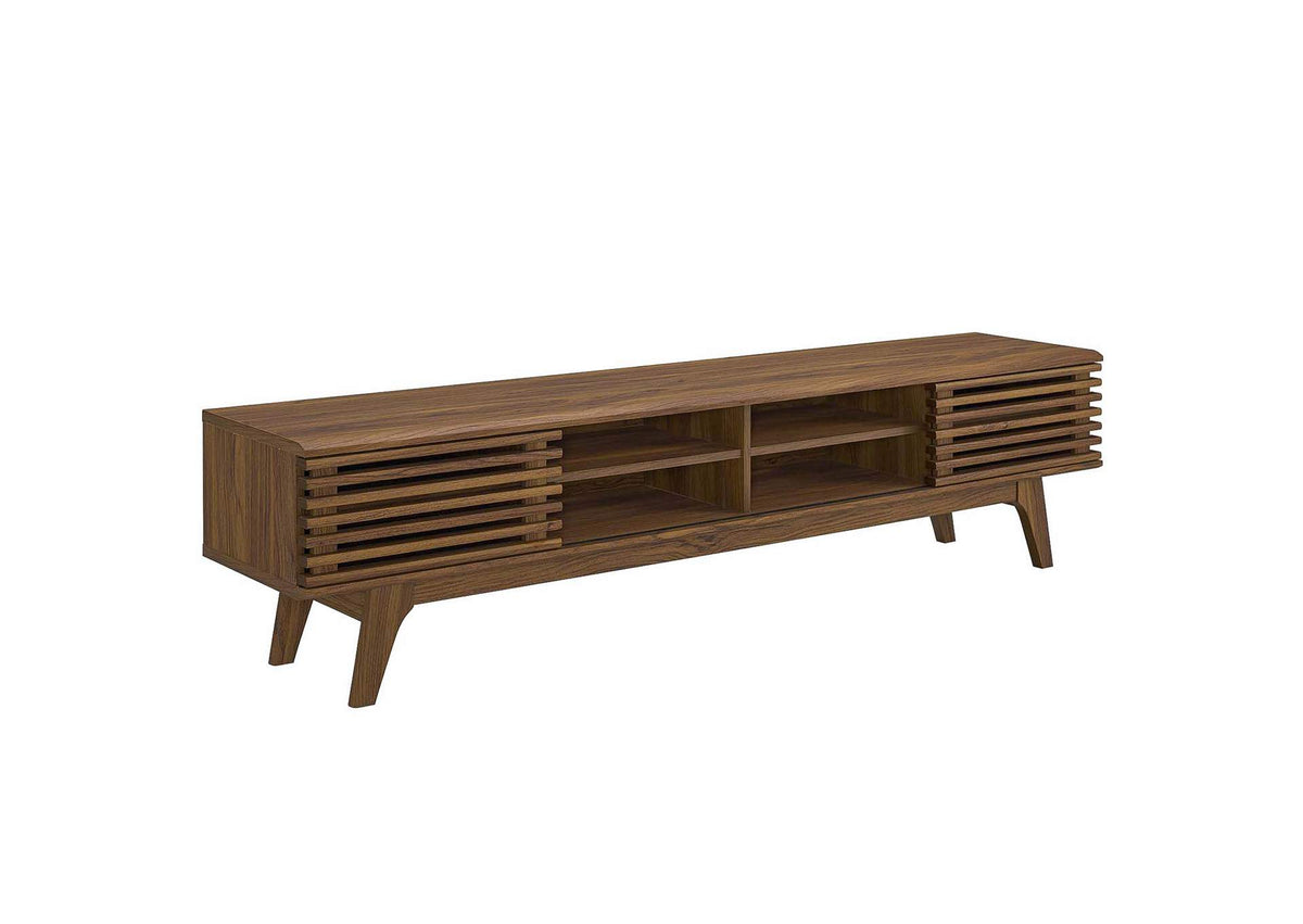 EEI-3303-WAL-WAL Render 70" Entertainment Center TV Stand By Modway