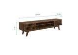 EEI-3303-WAL-WAL Render 70" Entertainment Center TV Stand By Modway