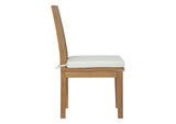 EEI-3307-NAT-WHI-SET Marina 7 Piece Outdoor Patio Teak Dining Set By Modway