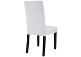 EEI-3324-WHI Confer Vinyl Dining Side Chair Set Of 4 By Modway