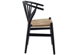 EEI-3338-BLK Flourish Spindle Wood Dining Side Chair By Modway