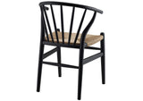 EEI-3338-BLK Flourish Spindle Wood Dining Side Chair By Modway