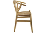 EEI-3338-NAT Flourish Spindle Wood Dining Side Chair By Modway