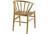 EEI-3338-NAT Flourish Spindle Wood Dining Side Chair By Modway