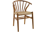 EEI-3338-WAL Flourish Spindle Wood Dining Side Chair By Modway