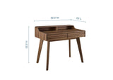 EEI-3342-WAL Render Writing Desk By Modway