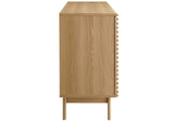 EEI-3344-OAK Render 63" Sideboard Buffet Table Or TV Stand By Modway