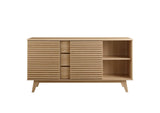 EEI-3344-OAK Render 63" Sideboard Buffet Table Or TV Stand By Modway