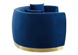 EEI-3408-NAV Resolute Curved Performance Velvet Sofa By Modway