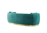 EEI-3408-TEA Resolute Curved Performance Velvet Sofa By Modway