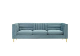 EEI-3454-LBU Ingenuity Channel Tufted Performance Velvet Sofa By Modway