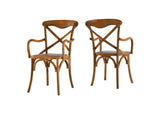 EEI-3479-WAL Gear Dining Armchair Set Of 2 By Modway