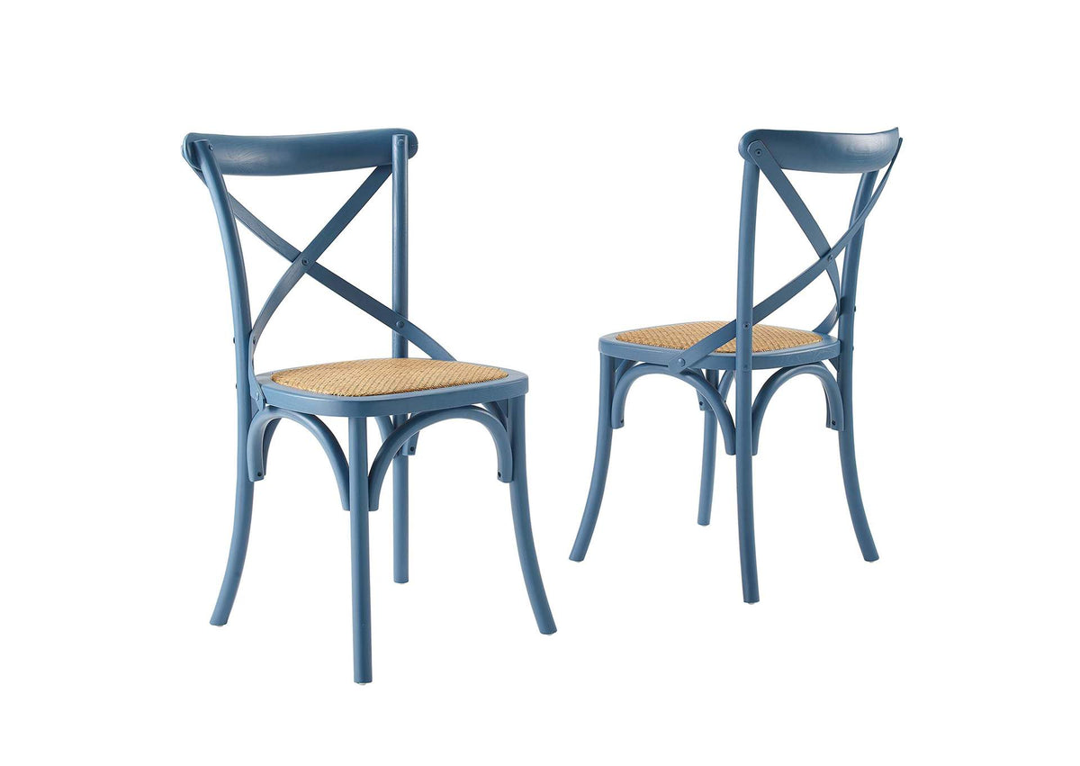 EEI-3481-HAR Gear Dining Side Chair Set Of 2 By Modway