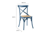 EEI-3481-HAR Gear Dining Side Chair Set Of 2 By Modway