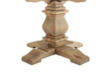 EEI-3495-BRN Column 71" Round Pine Wood Dining Table By Modway