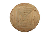 EEI-3496-BRN Stitch 71" Round Pine Wood Dining Table By Modway