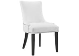 EEI-3499-WHI Marquis Faux Leather Dining Chair Set Of 4 By Modway