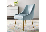 EEI-3508-LBU Discern Upholstered Performance Velvet Dining Chair By Modway