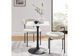 EEI-3512-BLK-WHI Lippa 24" Square Wood Dining Table By Modway