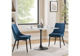 EEI-3514-BLK-WHI Lippa 36" Square Wood Dining Table By Modway