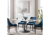 EEI-3541-BLK-WHI Lippa 60" Rectangle Wood Dining Table By Modway