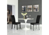 EEI-3553-BLK Parcel Vinyl Dining Side Chair Set Of 2 By Modway