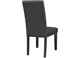 EEI-3554-BLK Parcel Vinyl Dining Side Chair Set Of 4 By Modway